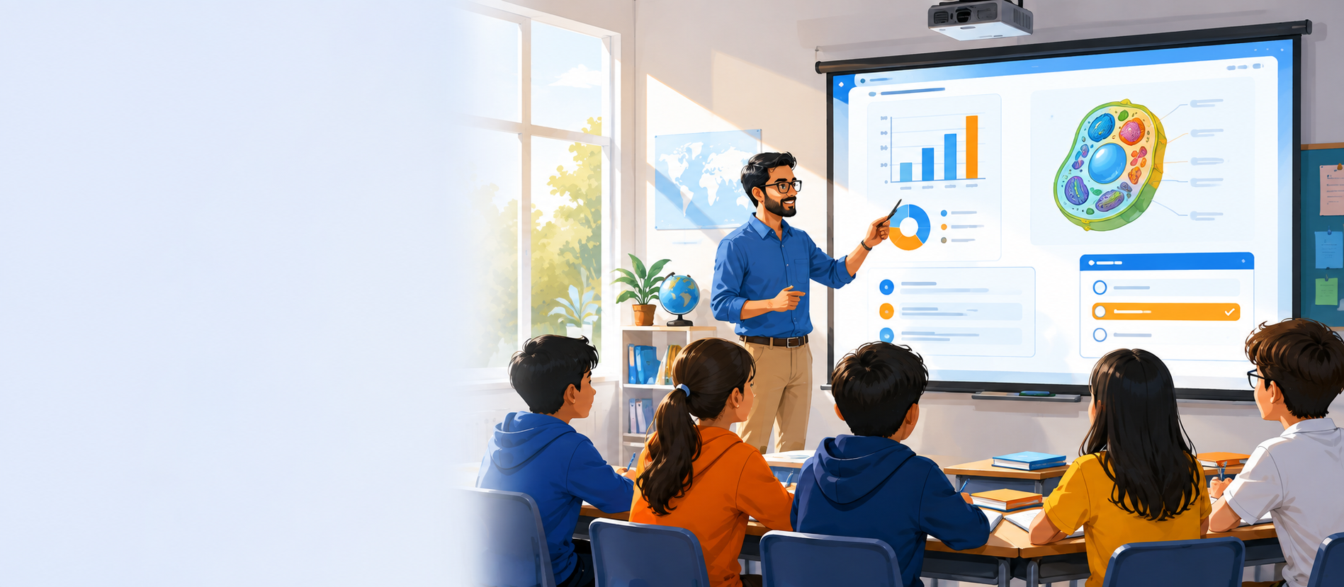 Digital classroom content