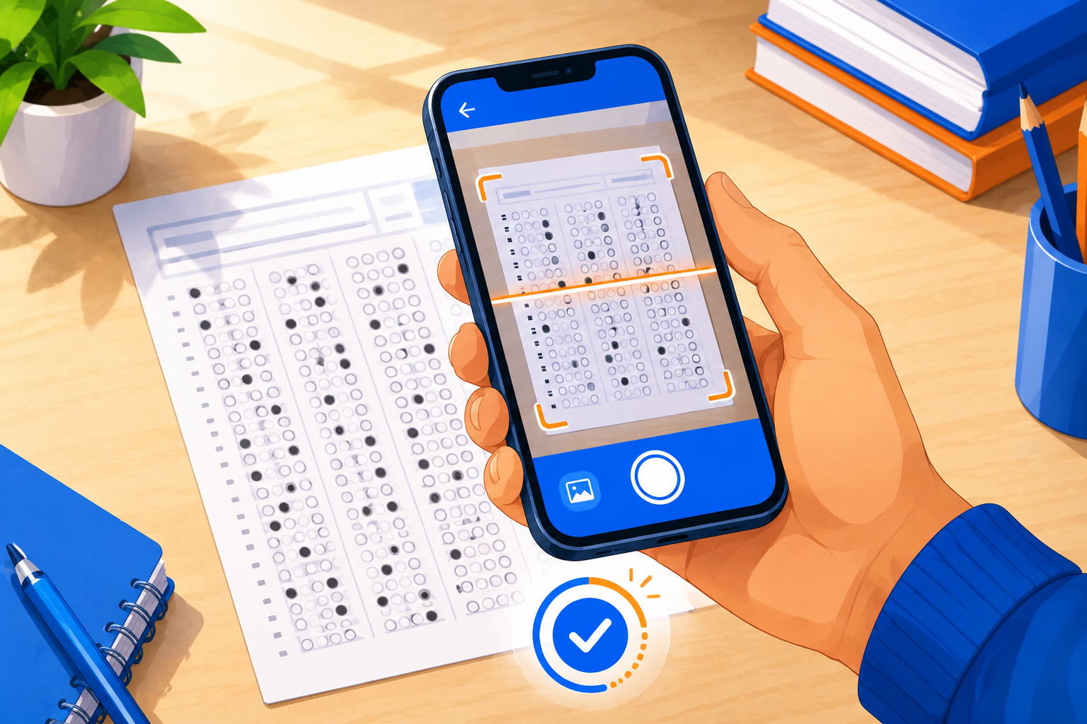 Instant OMR Scoring